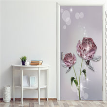 Load image into Gallery viewer, Retro Wooden Door Stickers PVC Waterproof Wallpaper For Doors