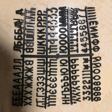 Load image into Gallery viewer, Felt Letter Board Russian Alphabet Wooden Frame Decorative Changeable