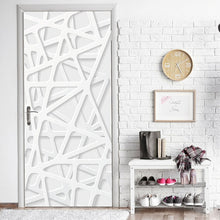 Load image into Gallery viewer, Retro Wooden Door Stickers PVC Waterproof Wallpaper For Doors
