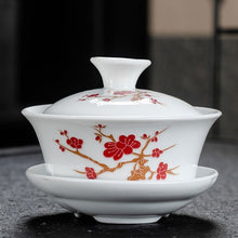 Load image into Gallery viewer, Chinese Traditions Gai Wan Tea Set Bone Kung Fu TeaSet Gaiwan Tea
