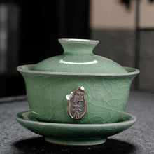 Load image into Gallery viewer, Chinese Traditions Gai Wan Tea Set Bone Kung Fu TeaSet Gaiwan Tea
