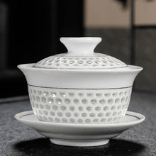 Load image into Gallery viewer, Chinese Traditions Gai Wan Tea Set Bone Kung Fu TeaSet Gaiwan Tea
